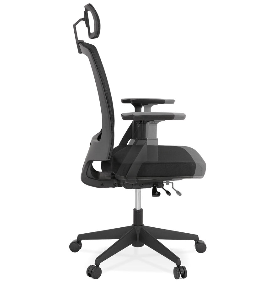 Bureaustoel OFFICE - zwart - stof