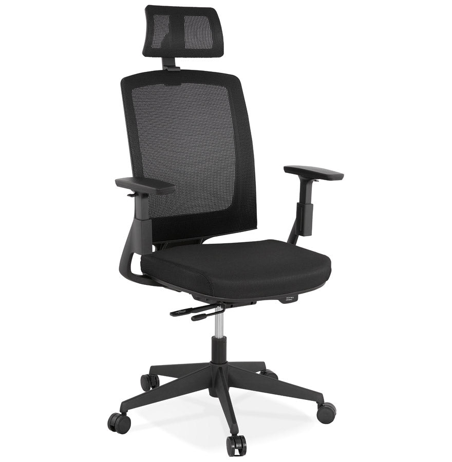 Bureaustoel OFFICE - zwart - stof