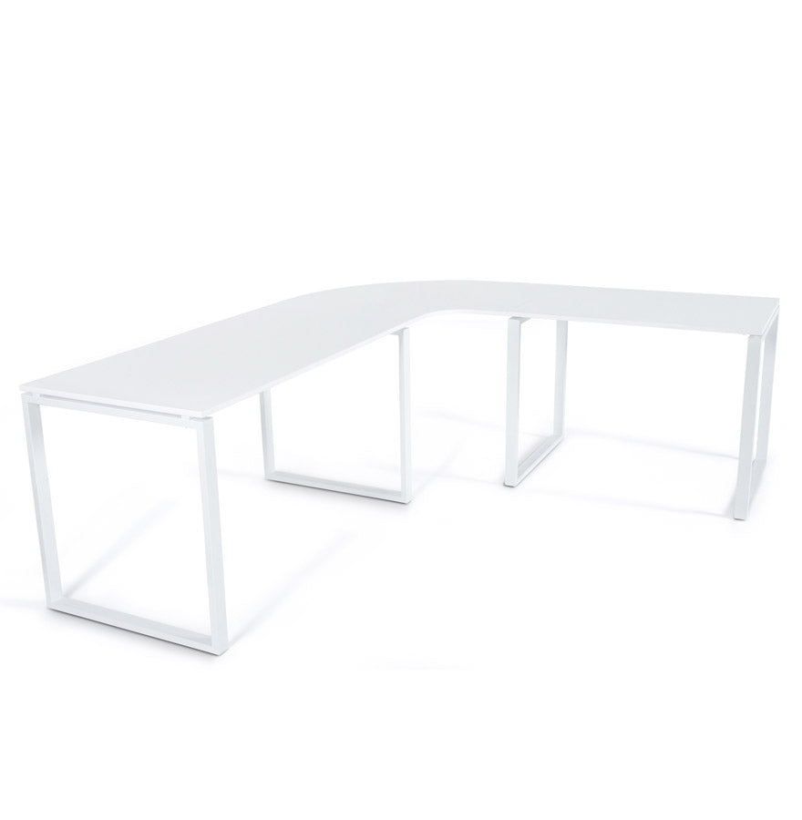 Bureau KUVO - wit - hout