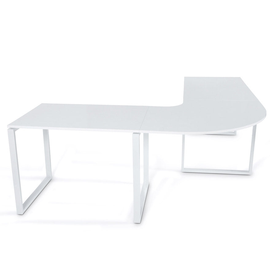 Bureau KUVO - wit - hout
