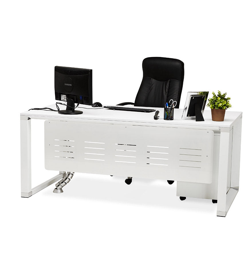 Bureau WARNER - wit - hout