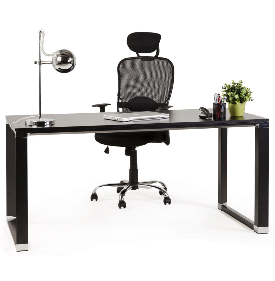 Bureau WARNER - zwart - hout