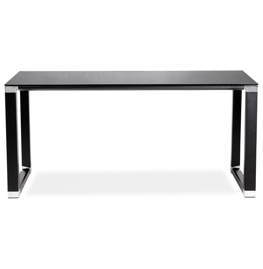 Bureau WARNER - zwart - glas