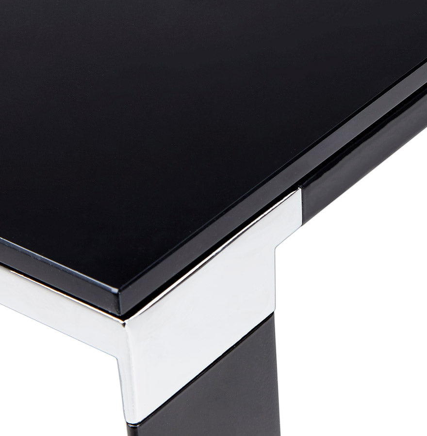 Bureau WARNER - zwart - glas