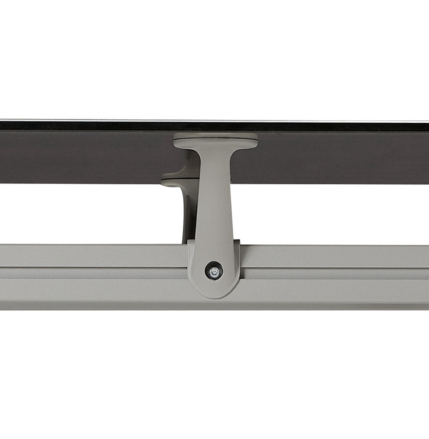 Bureau KRUSH - zwart - glas