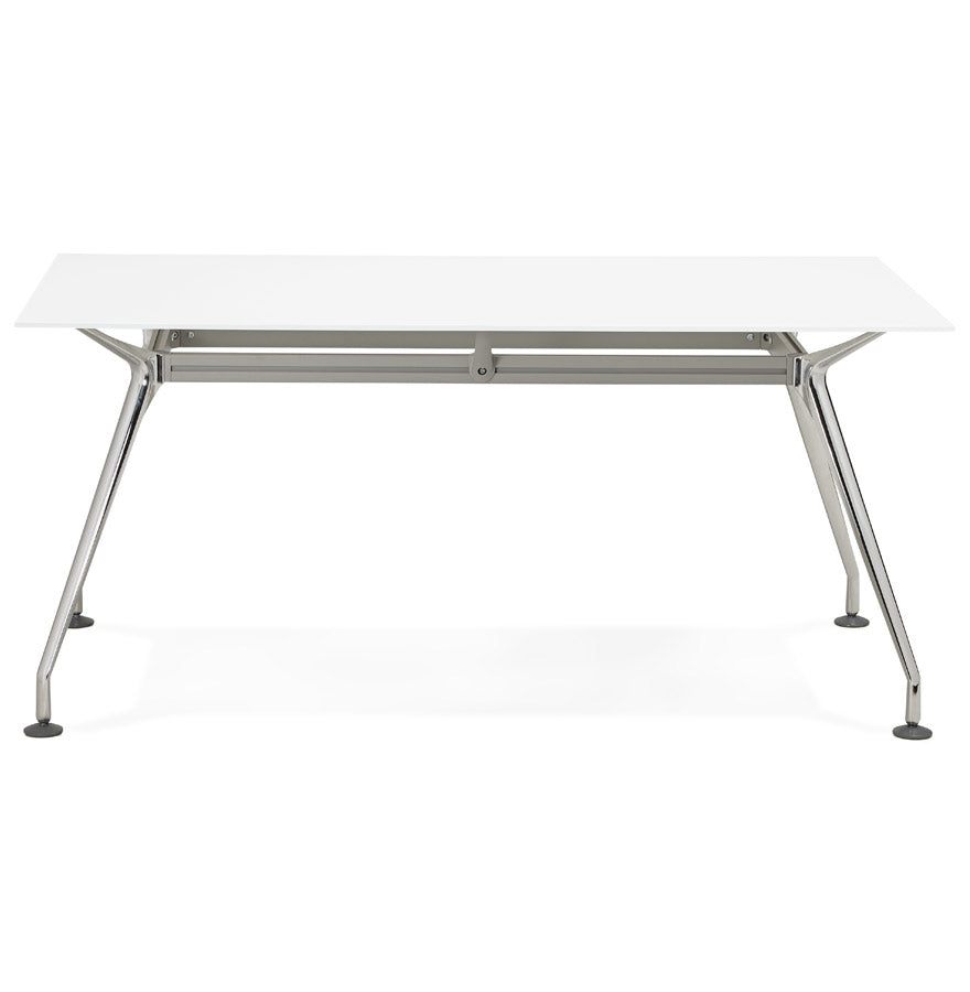 Bureau KRUSH - wit - glas