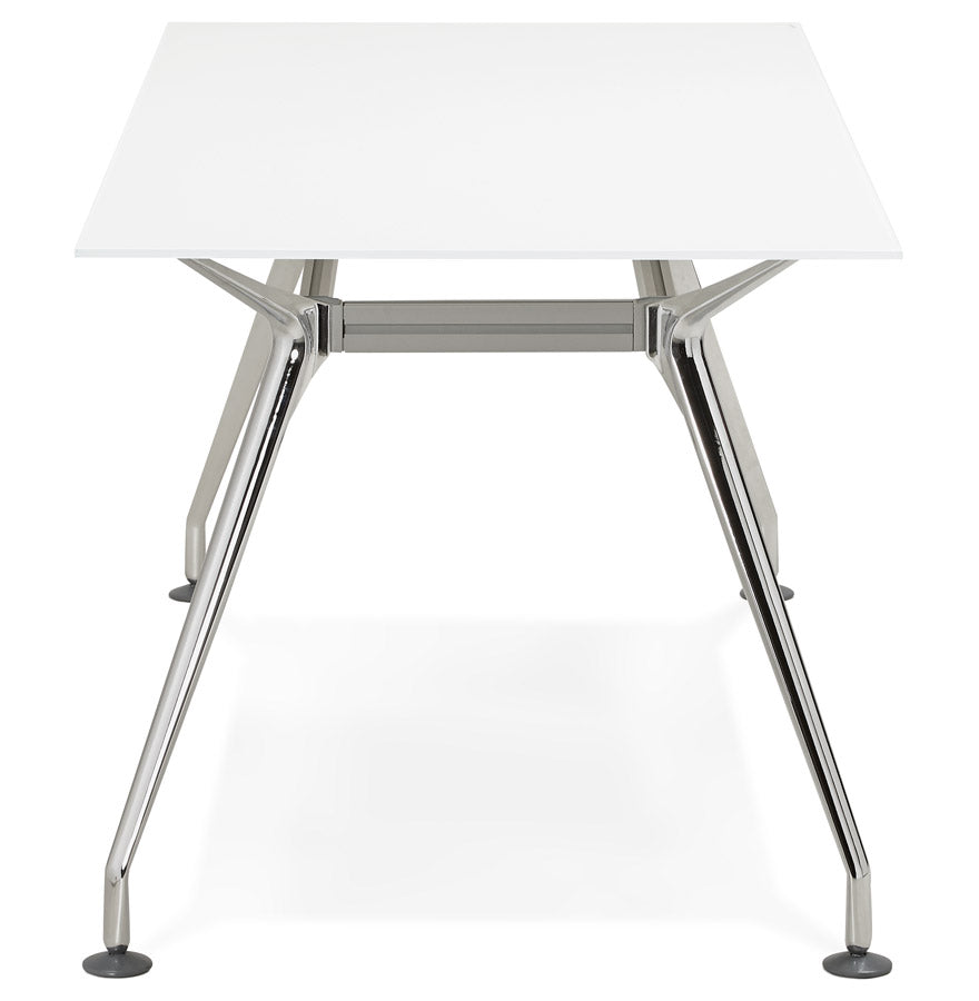 Bureau KRUSH - wit - glas