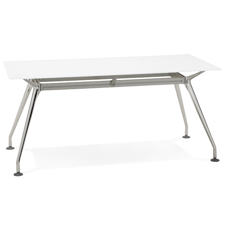 Bureau KRUSH - wit - glas