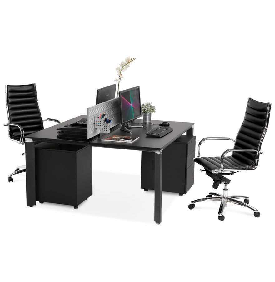 Bureau EFYRA - zwart - hout