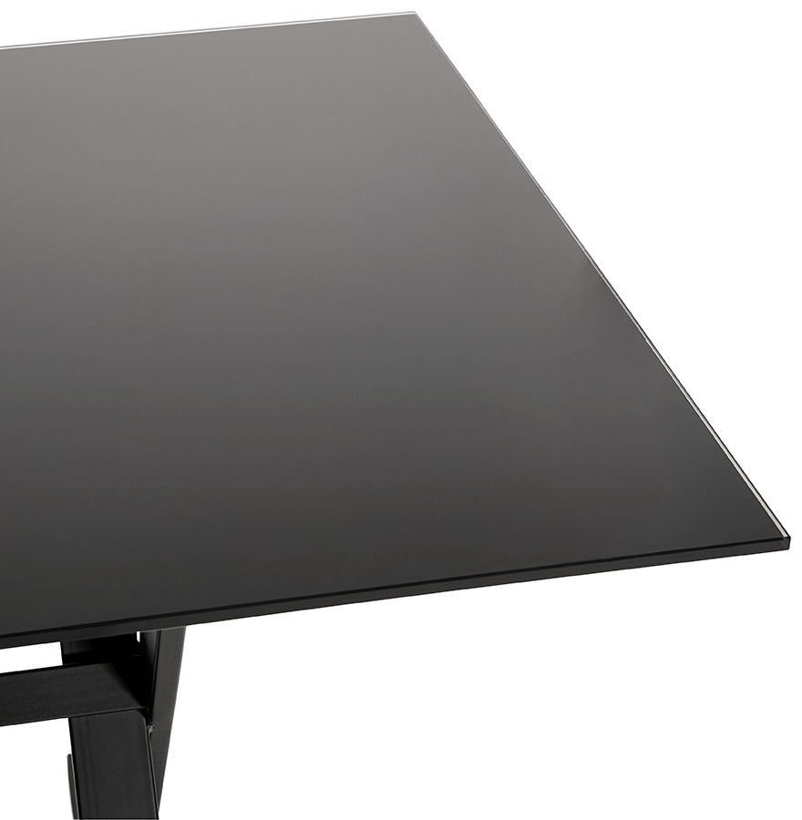 Bureau MAUD - zwart - glas