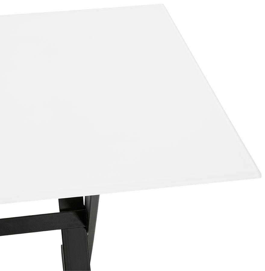 Bureau MAUD - wit - glas