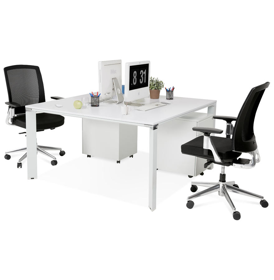 Bureau EFYRA - wit - hout - metaal