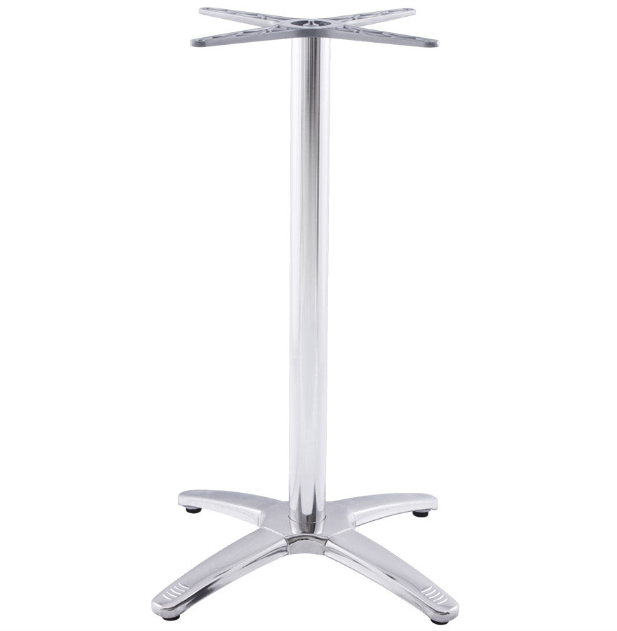 Tafelpoot - chroom - aluminium