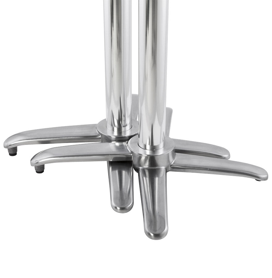 Tafelpoot - aluminium - aluminium