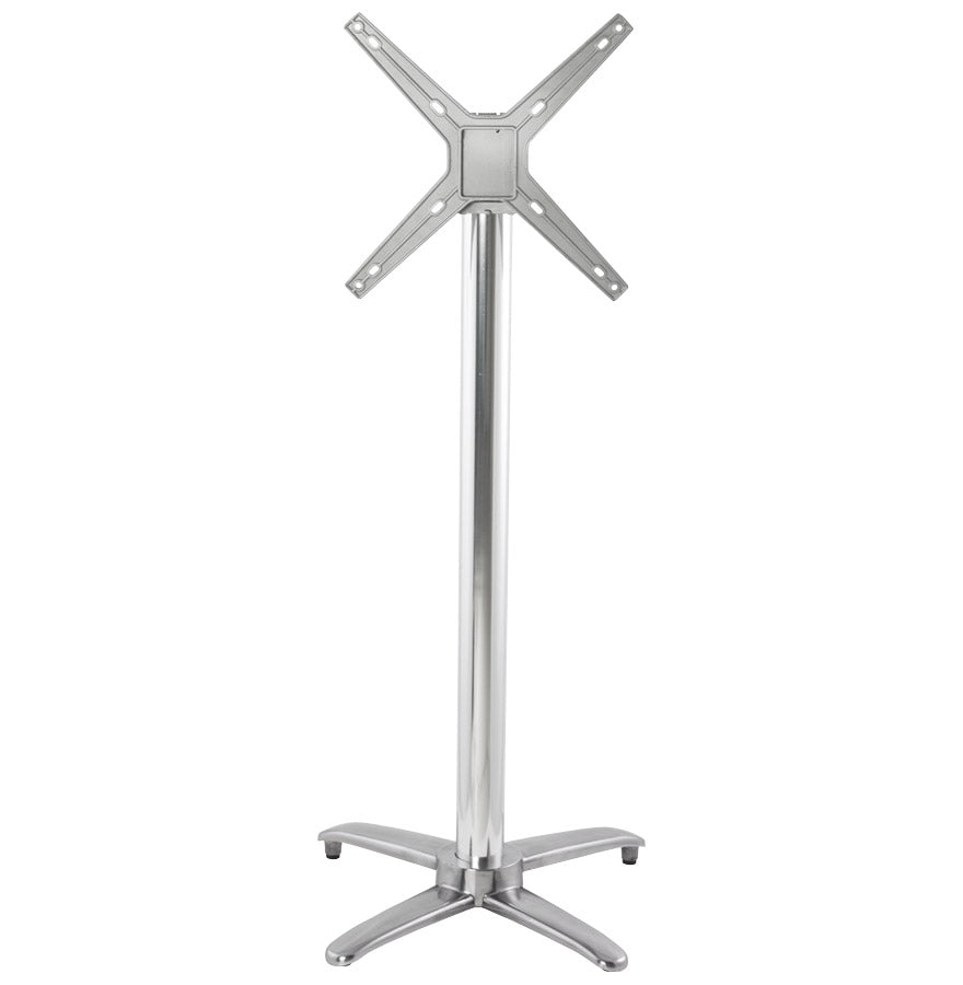 Tafelpoot - aluminium - aluminium