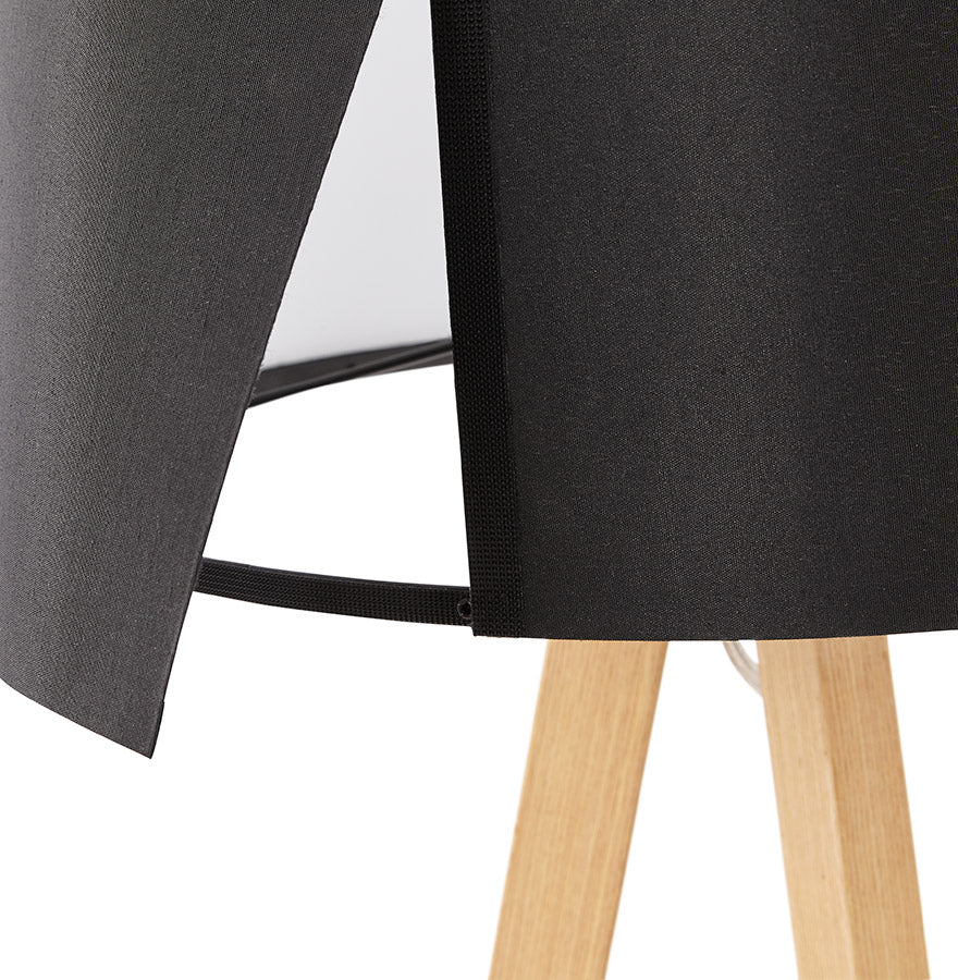 Tafellamp TRIVET - zwart - kunststof