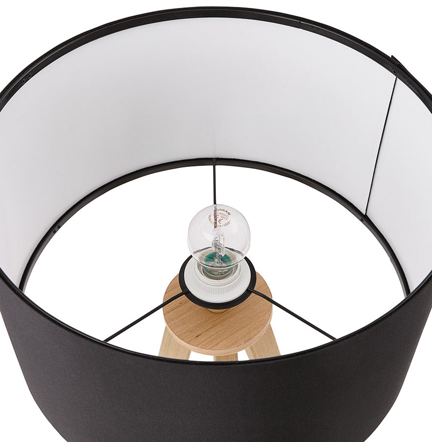 Tafellamp TRIVET - zwart - kunststof