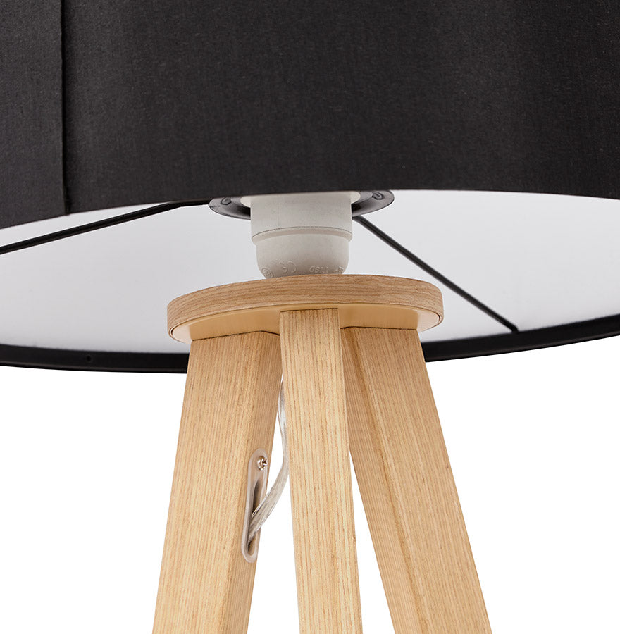 Tafellamp TRIVET - zwart - kunststof