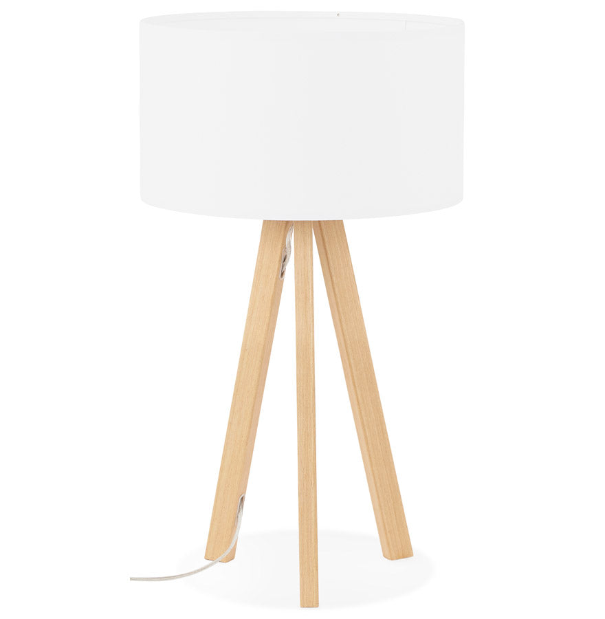 Tafellamp TRIVET - wit - kunststof