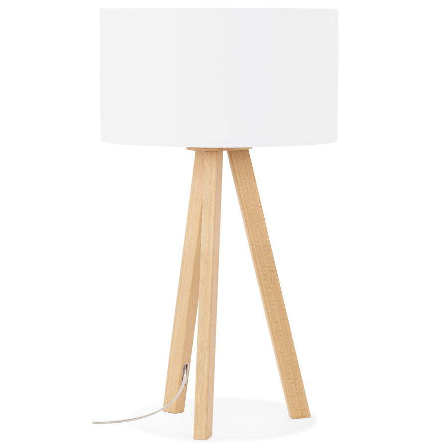 Tafellamp TRIVET - wit - kunststof