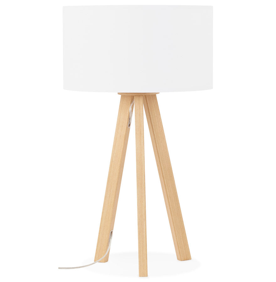 Tafellamp TRIVET - wit - kunststof