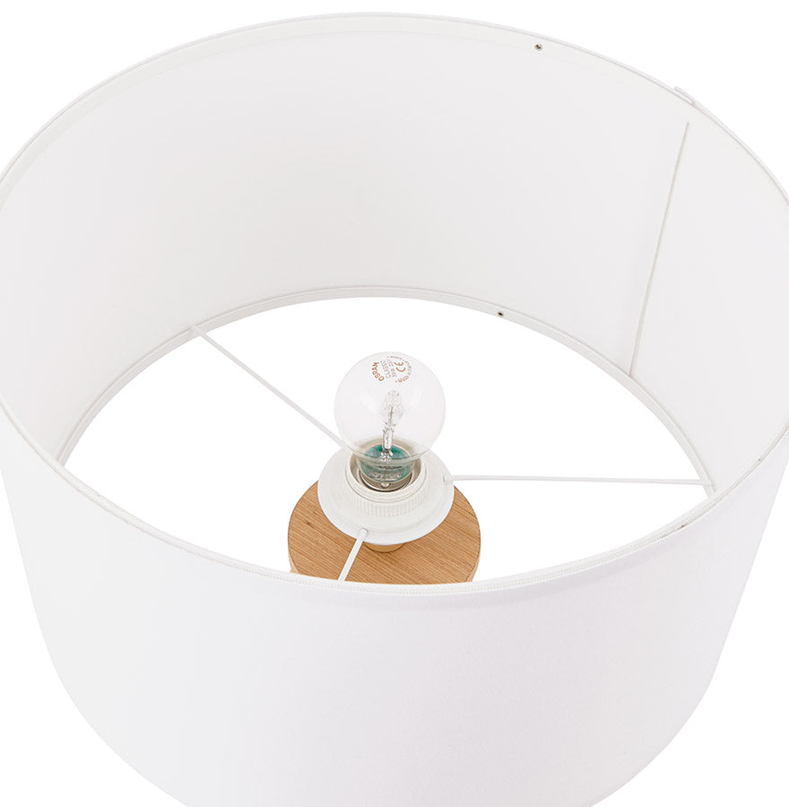 Tafellamp TRIVET - wit - kunststof