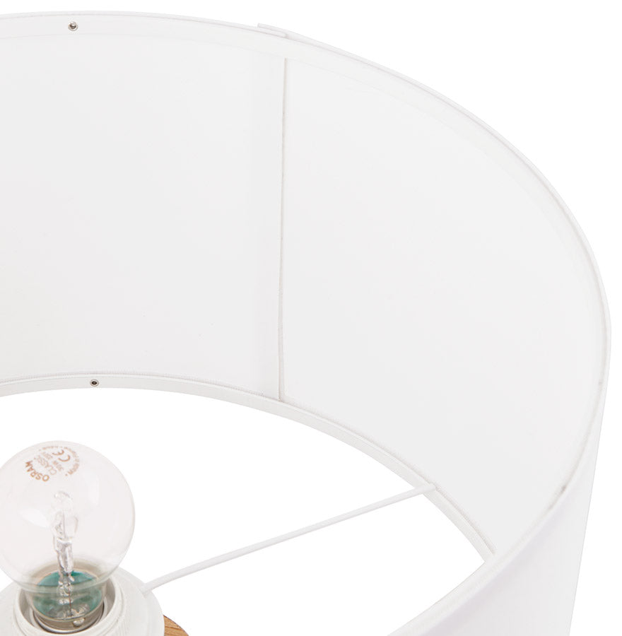 Tafellamp TRIVET - wit - kunststof
