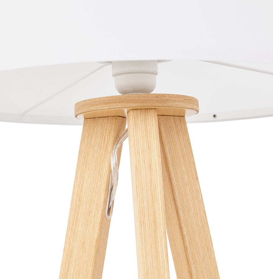 Tafellamp TRIVET - wit - kunststof