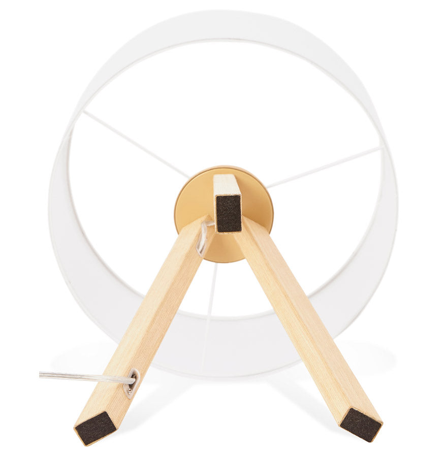 Tafellamp TRIVET - wit - kunststof