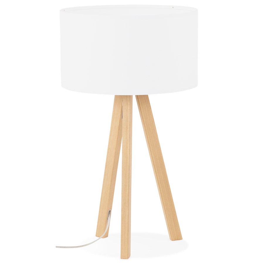 Tafellamp TRIVET - wit - kunststof