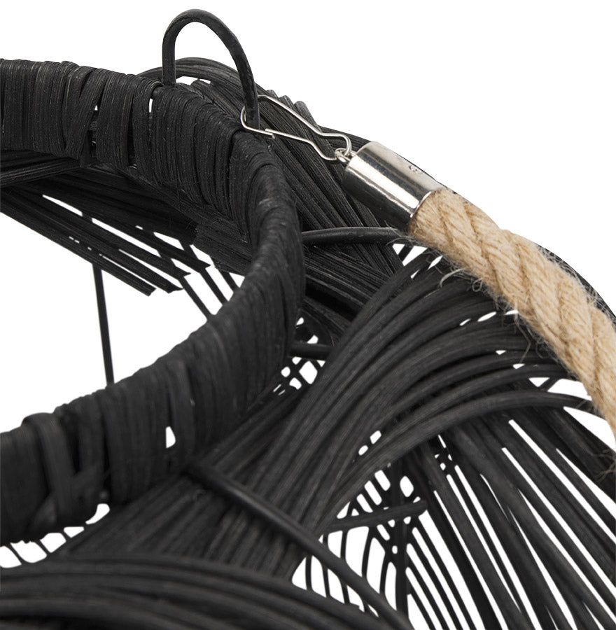 Tafellamp MARZO - zwart - hout