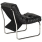 Fauteuil BOUDOIR - zwart - kunstleer