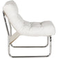 Fauteuil BOUDOIR - wit - kunstleer