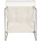 Fauteuil BOUDOIR - wit - kunstleer