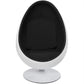 Fauteuil UOVO - wit - kunststof