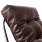 Fauteuil BOUDOIR - bruin - kunstleer
