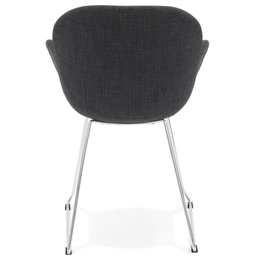 Chair TEXINA - dark gray - fabric