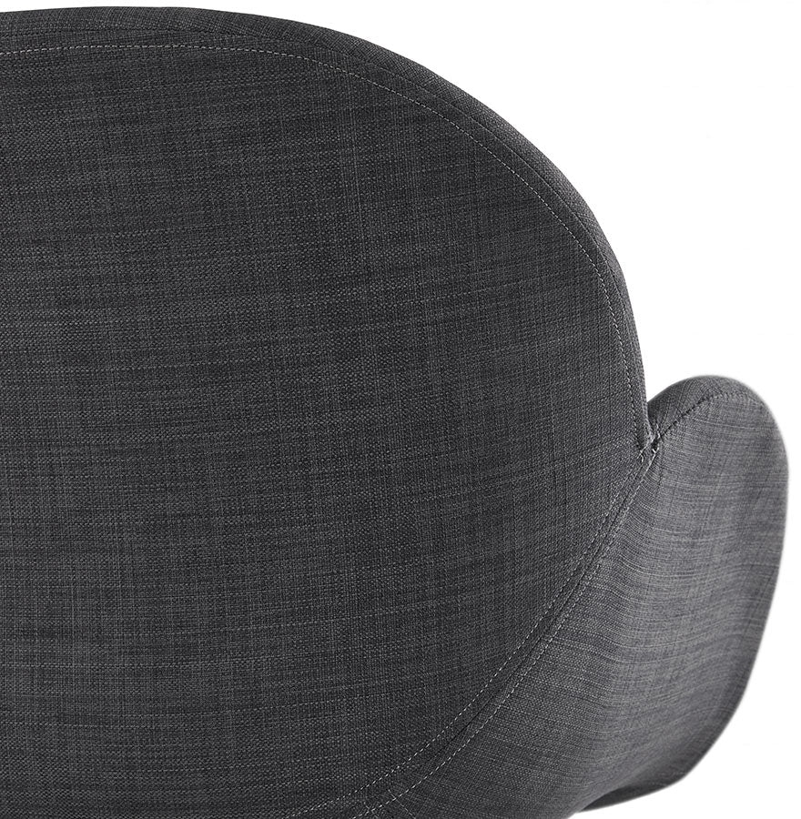 Chair TEXINA - dark gray - fabric