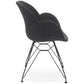 Chair EQUIUM - dark gray - fabric