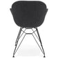 Chair EQUIUM - dark gray - fabric