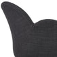Chair EQUIUM - dark gray - fabric