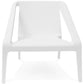 Fauteuil SOLEADO - wit - kunststof