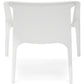 Fauteuil SOLEADO - wit - kunststof
