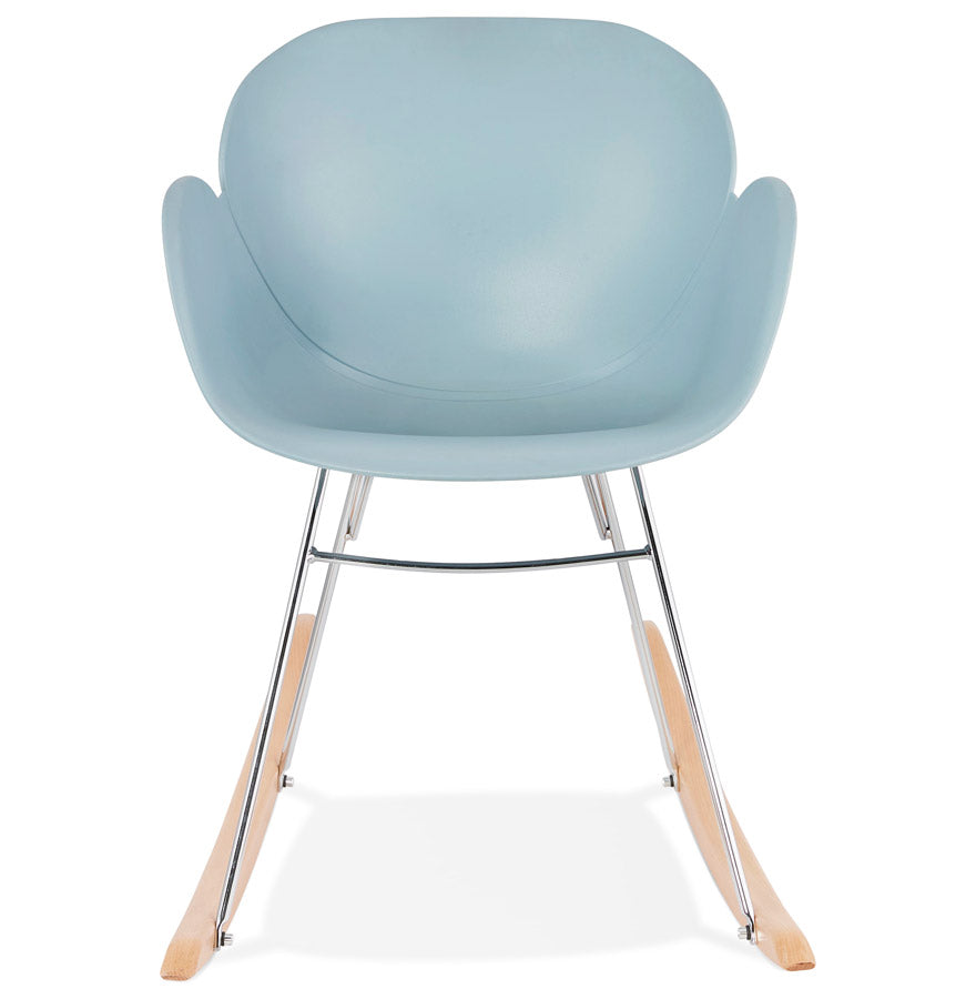 Rocking chair KNEBEL - blue - plastic