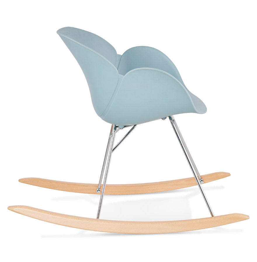 Rocking chair KNEBEL - blue - plastic