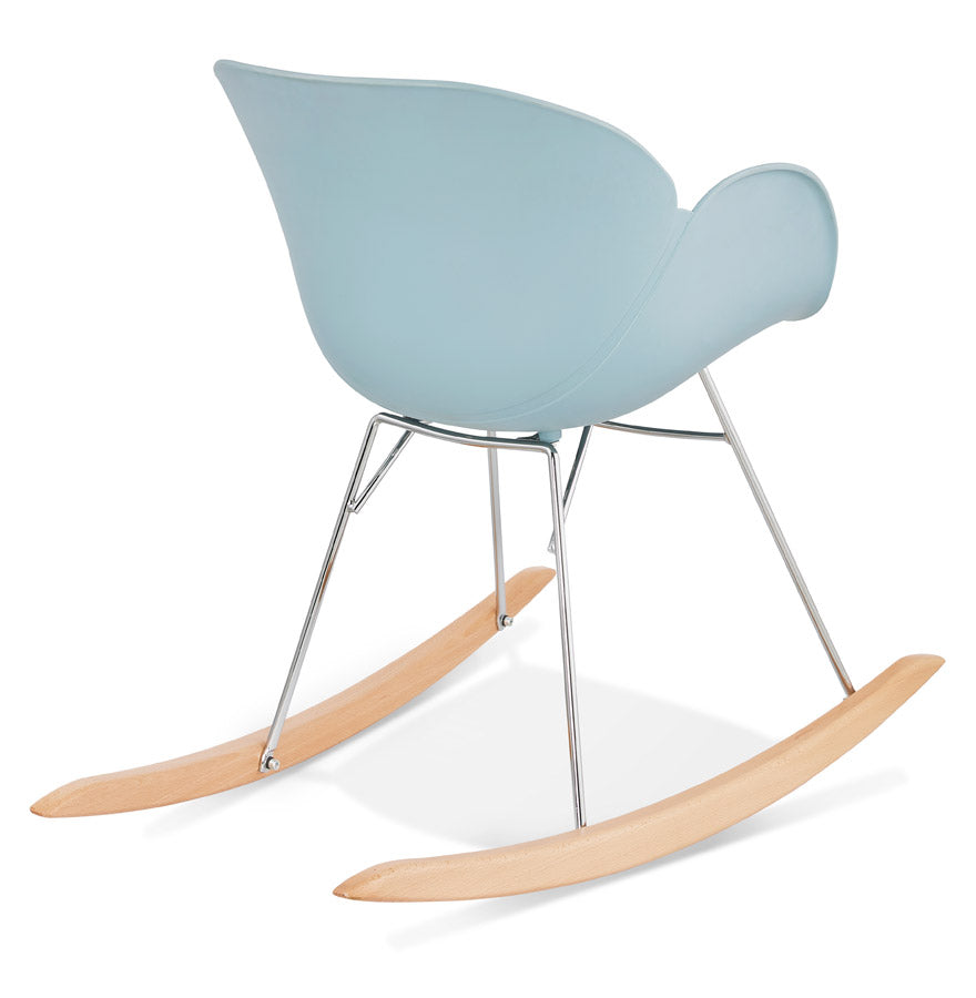 Rocking chair KNEBEL - blue - plastic