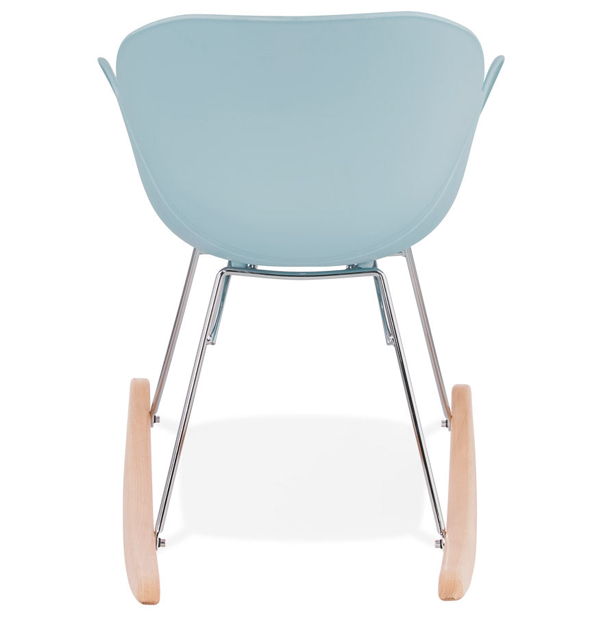 Rocking chair KNEBEL - blue - plastic