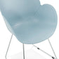 Chair TESTA - blue - plastic
