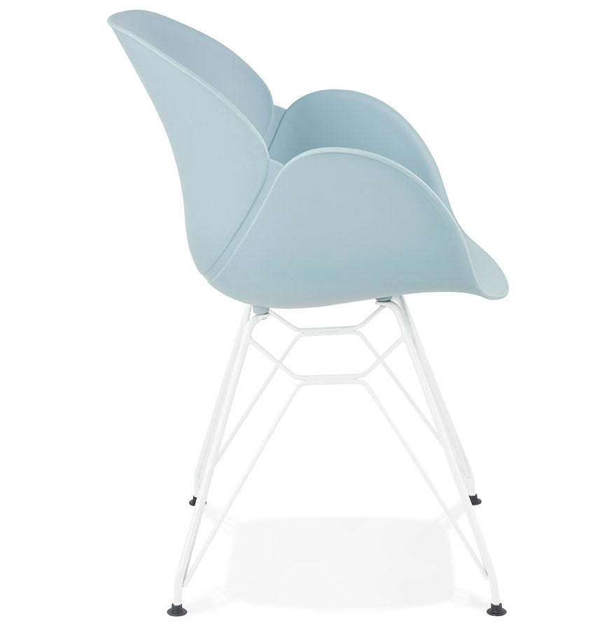 Chair PROVOC - blue - plastic