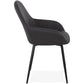 Chair GRA - dark gray - imitation leather